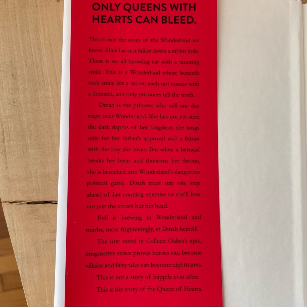 $15 SALE Queen of Hearts Twisted Fairytale Dark Origin Story Villain Hardcover - Picture 3 of 11